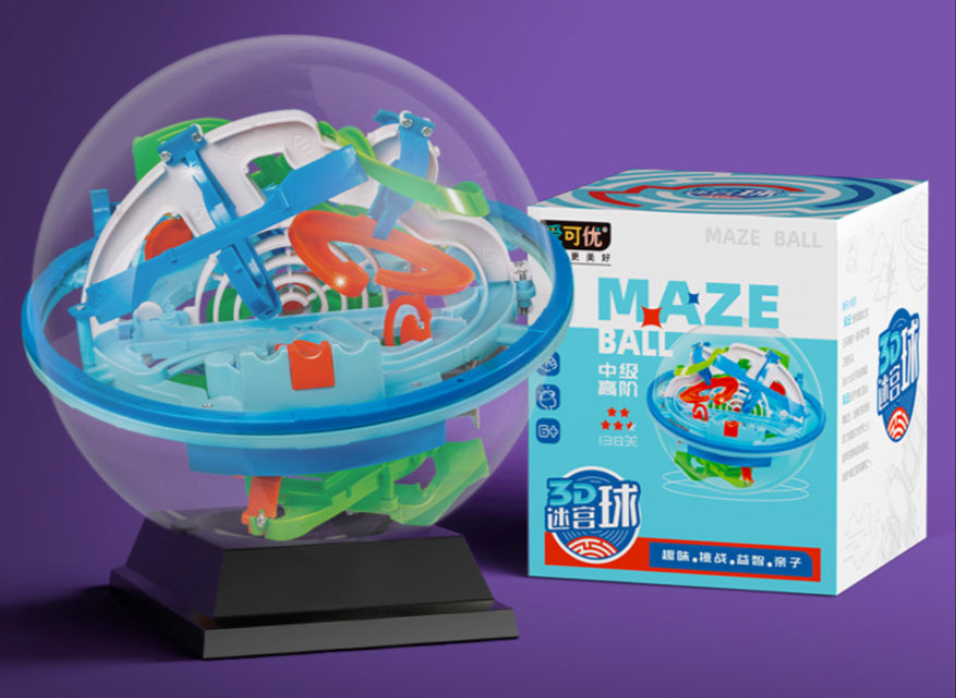 3d Perplexus Rolling Bead Toy Children's Rubik's Cube Educational Toy