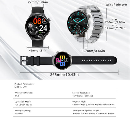 Minimalist Black Analog Wrist Watch