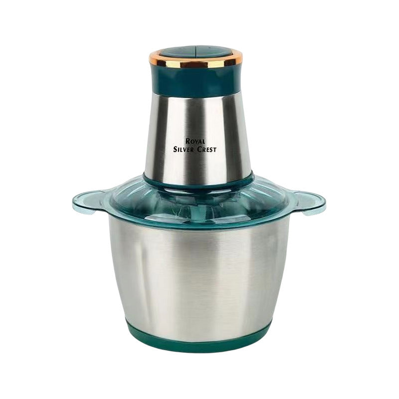 Electric Stainless Steel Food Chopper – Powerful Meat & Vegetable Grinder