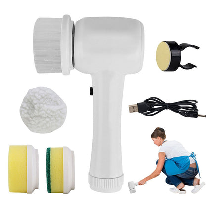 Electric Cleaning Brush 4 In 1 Spinning