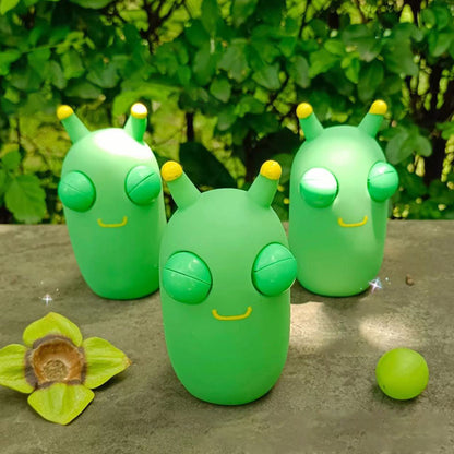 Eye Popping Cater Pillar Squeeze Decompression Prank Toy