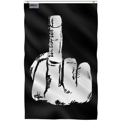 Funny Middle Finger Banner – Prank Wall Flag for Dorm Room