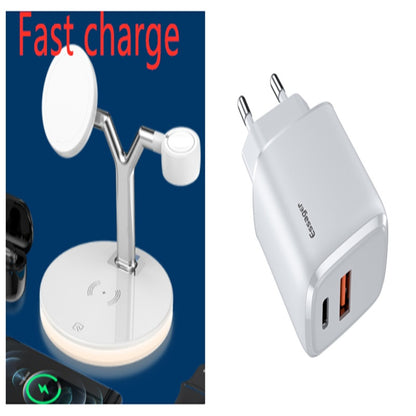 3-in-1 Wireless Charging Station – Fast Charge- Watch & Earbuds