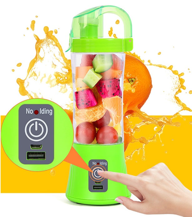 Portable USB Rechargeable Blender Bottle – Mini Personal Juicer for Smoothies & Shakes