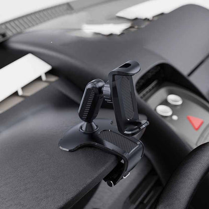 Car Dashboard HUD Phone Holder – 360° Rotatable