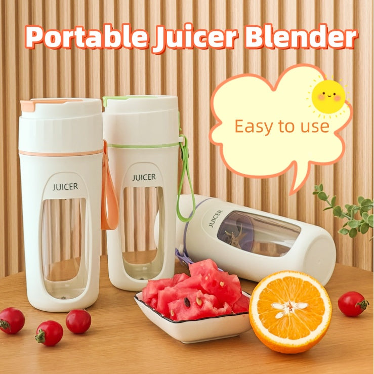 Portable USB Rechargeable Juicer Blender – Personal Smoothie Maker for Fruit & Travel