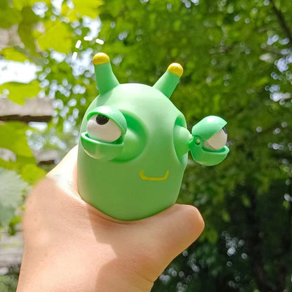 Eye Popping Cater Pillar Squeeze Decompression Prank Toy