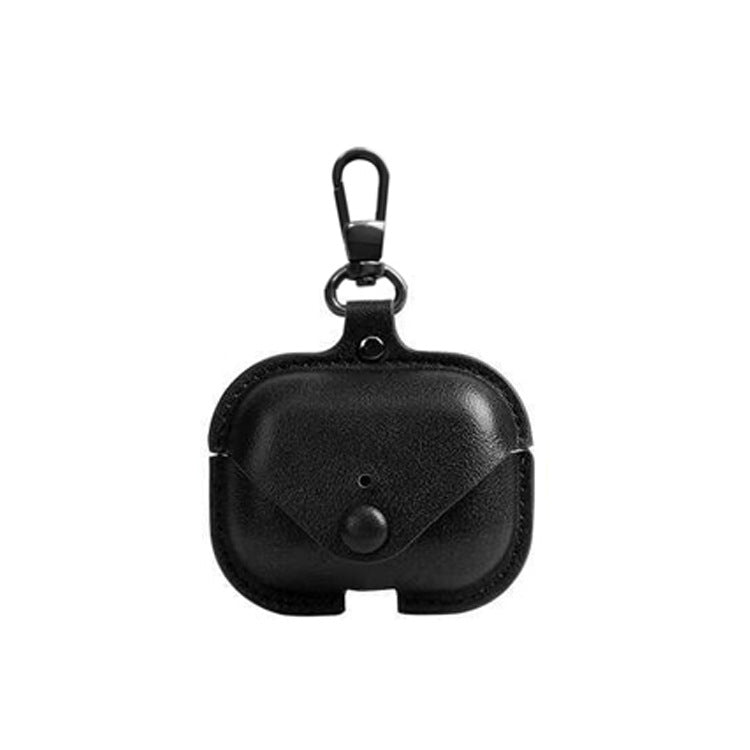 Premium Leather AirPods Case with Keychain – Shockproof Protective Cover for AirPods