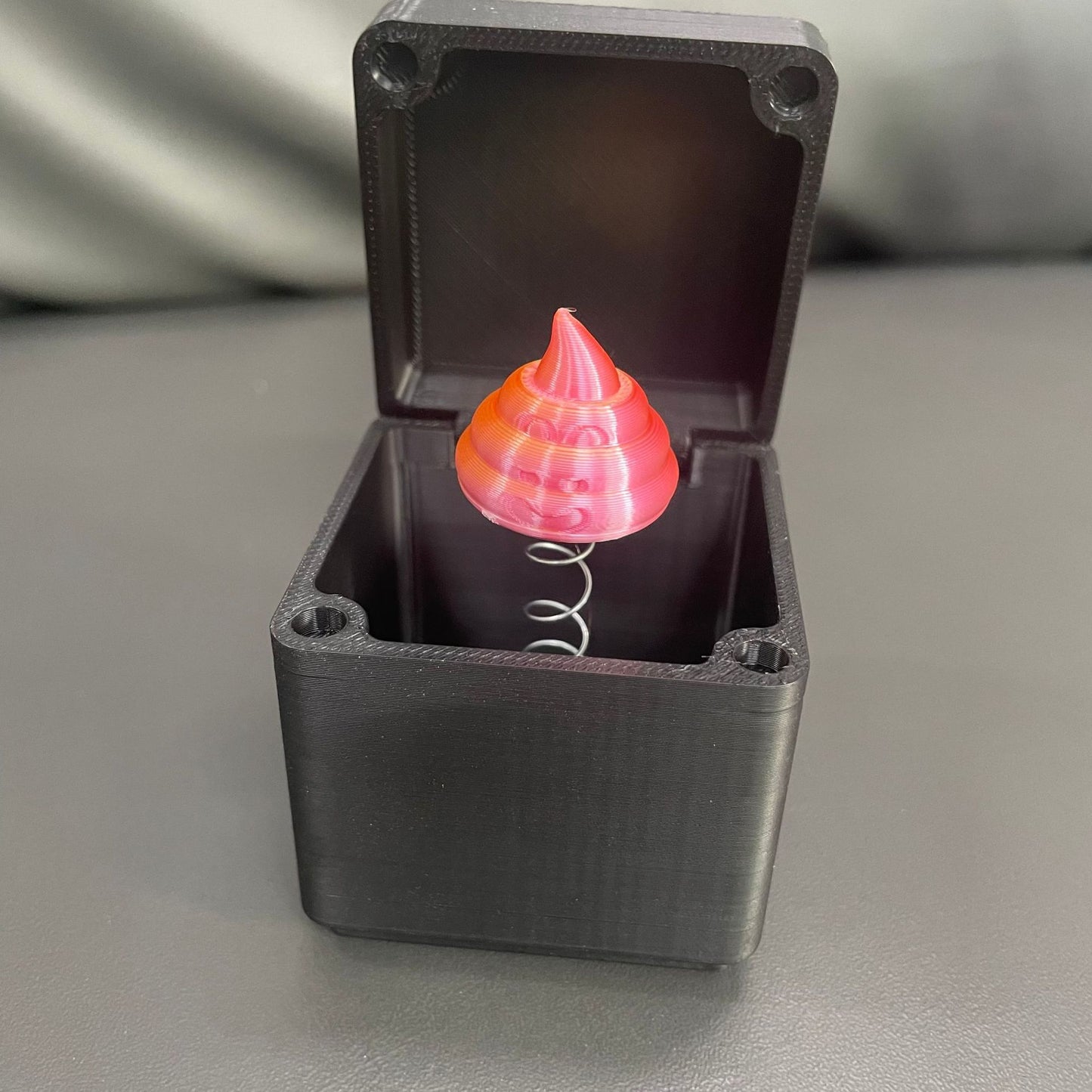 Christmas Halloween Gift Box Prank Middle Finger Surprise Gift Box Various 3D Printed Style Toys