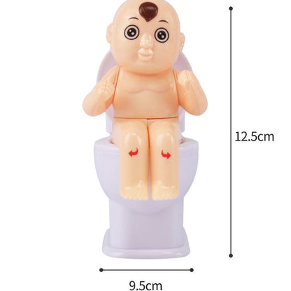 Spoof Funny Objects Small Toy Squirt Toilet For Whole Person