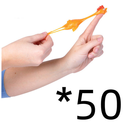 Catapult Launch Rubber Catapulted Chicken Toys