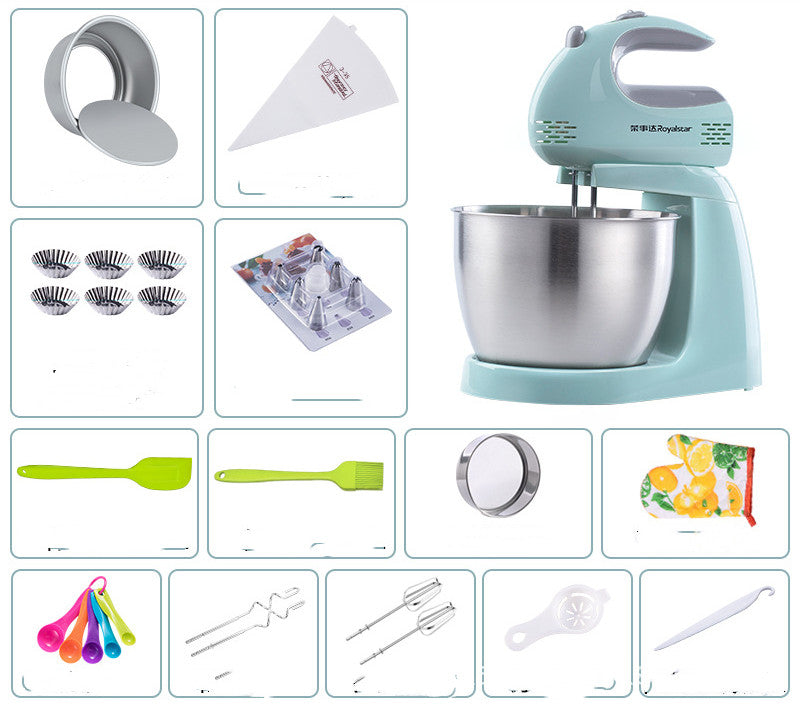 Electric Stand Mixer – Cake, Dough & Egg Beater with Stainless Steel Bowl