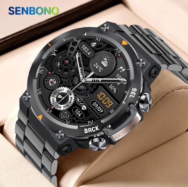 Luxury Stainless Steel Smartwatch for Men