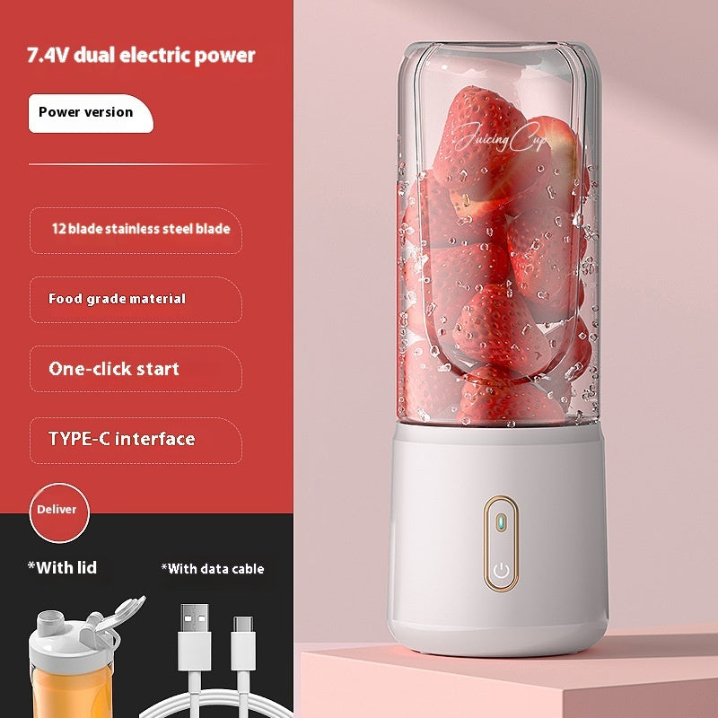 Portable USB Rechargeable Mini Blender – Personal Smoothie & Juice Maker for Travel, Home & Office