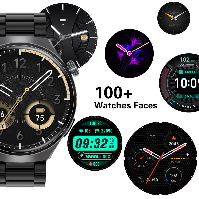 Minimalist Black Analog Wrist Watch