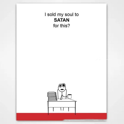 Funny Dark Humor Notebook – Gift for Coworkers