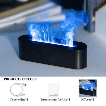 Flame Aroma Diffuser Air Humidifier Ultrasonic