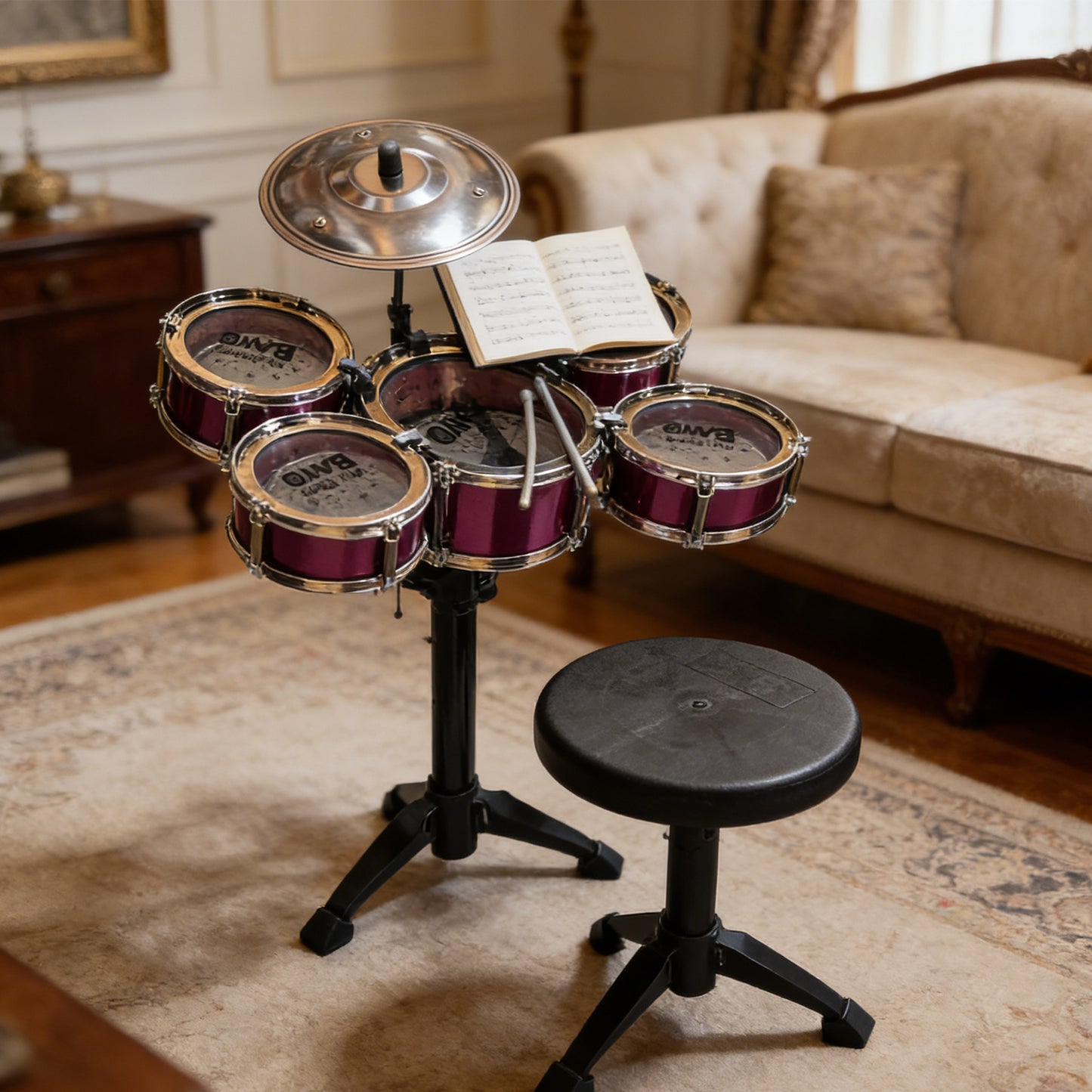 Kids Jazz Drum Set Toy