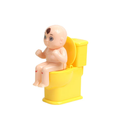 Spoof Funny Objects Small Toy Squirt Toilet For Whole Person