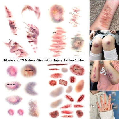 Scary Prank Cut Wrist Bruise Scratch Scald Scratch