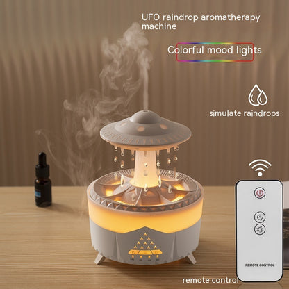 UFO Raindrop Humidifier with LED Night Light