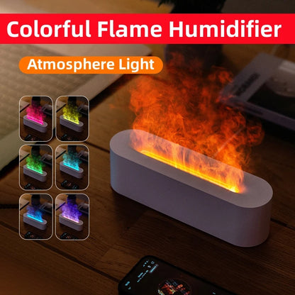 Flame Aroma Diffuser Air Humidifier Ultrasonic