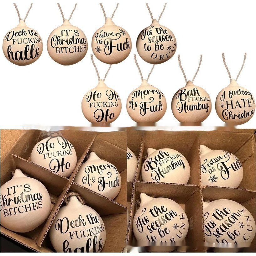 Funny Christmas Ornament – “It’s Christmas Bitches” Holiday Prank Tree Decoration