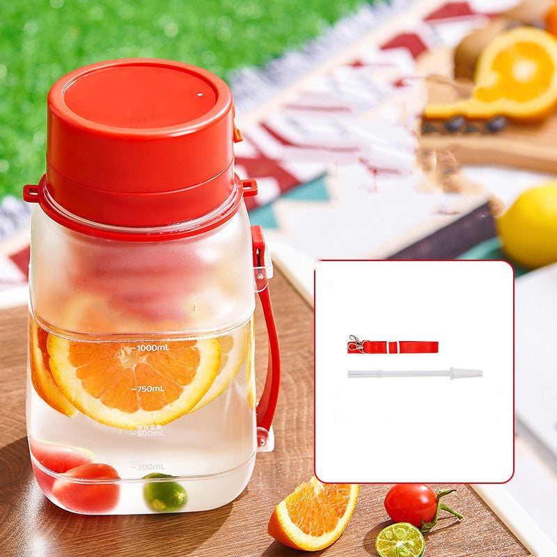 Portable Juice Blender Bottle – Leakproof Fruit Juicer Pitcher for Fresh Drinks