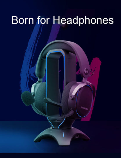 RGB Gaming Headphone Stand with LED Light