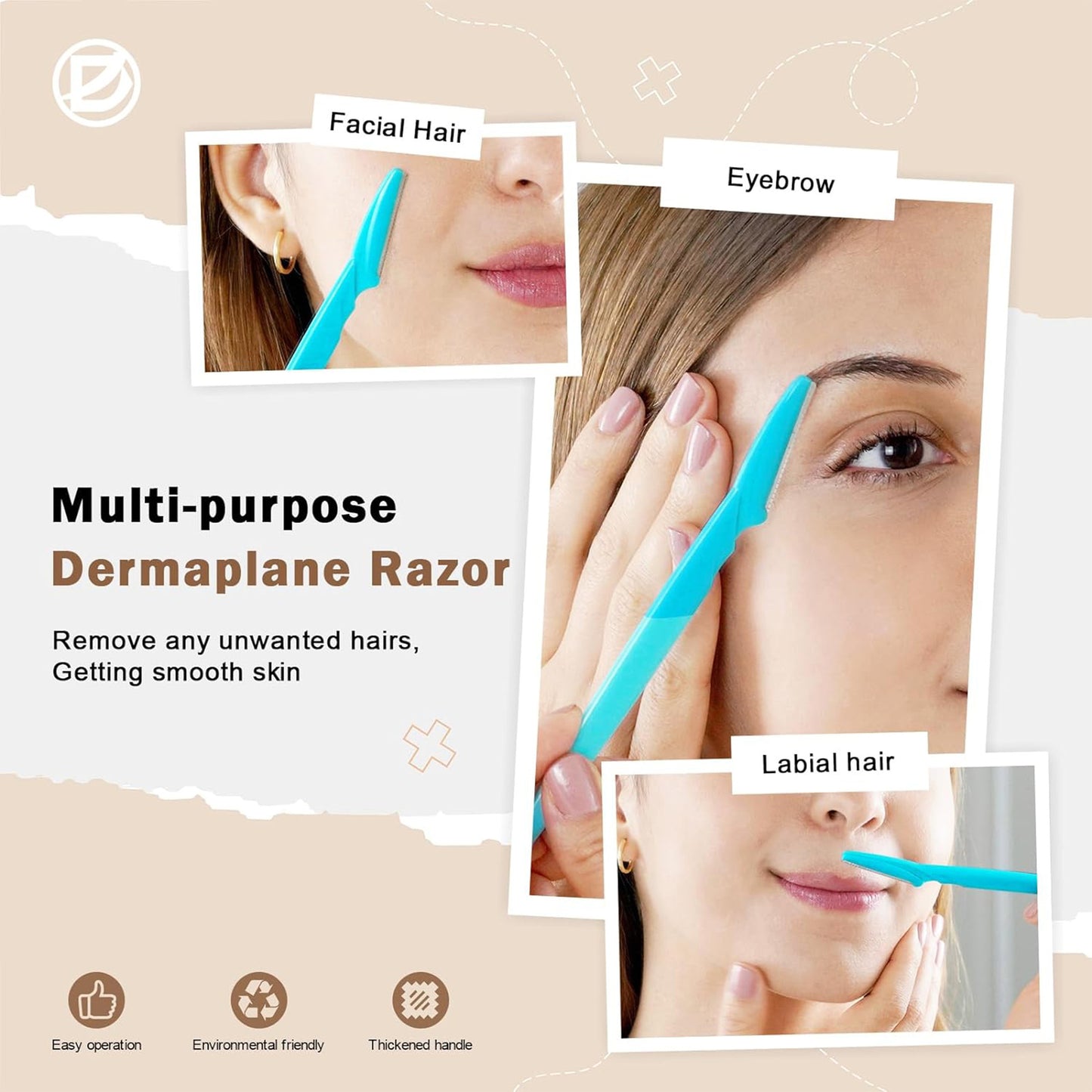 Beauty Eyebrow Scraper Pieces Beauty Tools