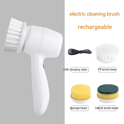 Electric Cleaning Brush 4 In 1 Spinning
