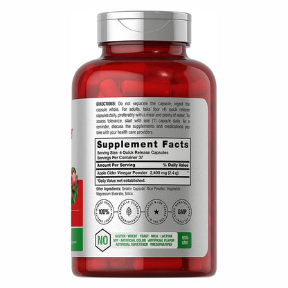 Pure Apple Cider Vinegar Soft Capsules
