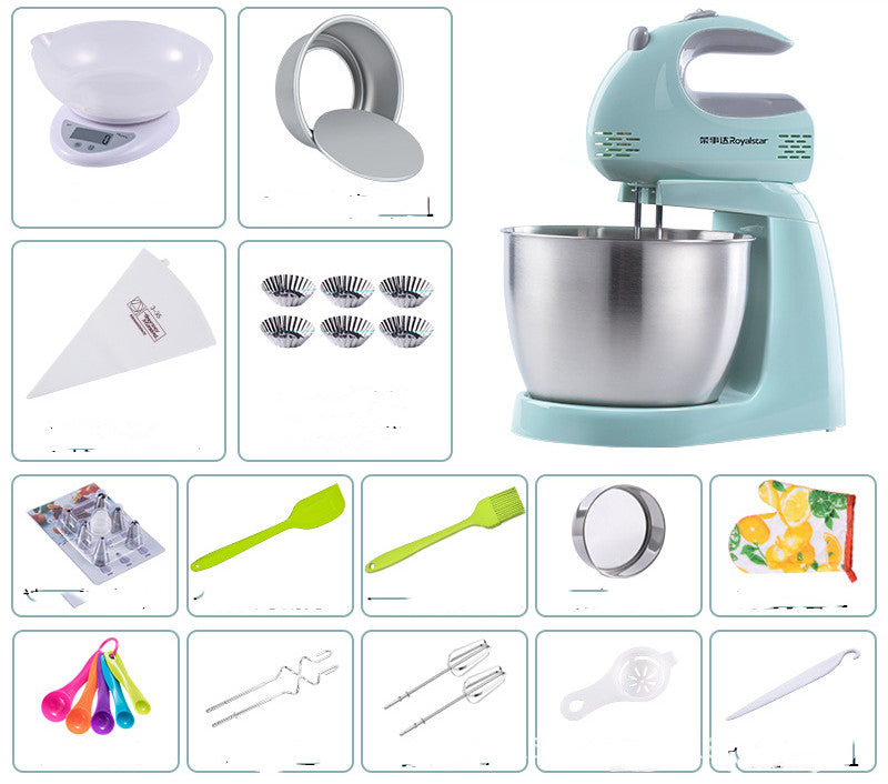 Electric Stand Mixer – Cake, Dough & Egg Beater with Stainless Steel Bowl