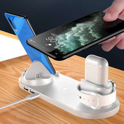 Fast Wireless Charging Station for iPhone, Watch & AirPods