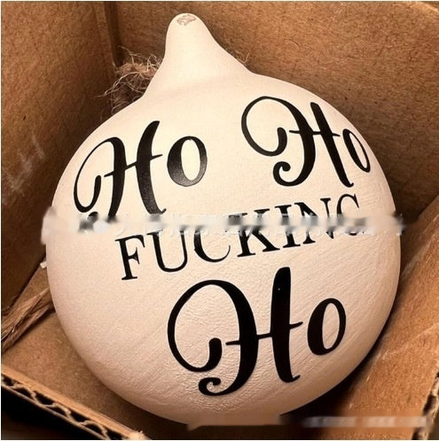 Funny Christmas Ornament – “It’s Christmas Bitches” Holiday Prank Tree Decoration