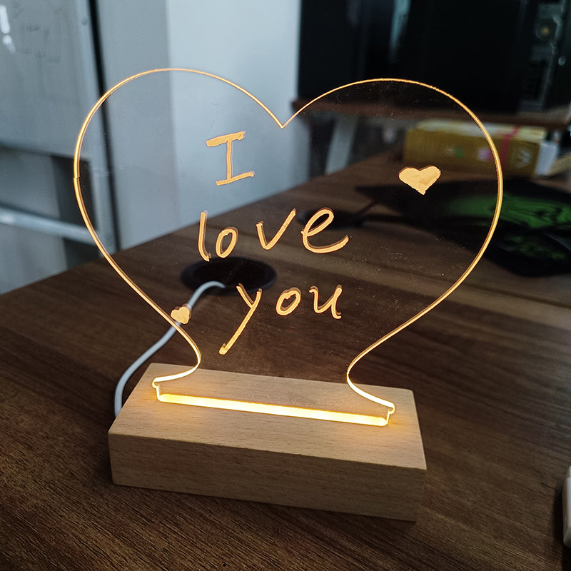 Creative Acrylic LED Desk Writing Lamp
