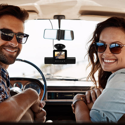 “360° 4-Channel FHD Car Dash Cam with Night Vision”