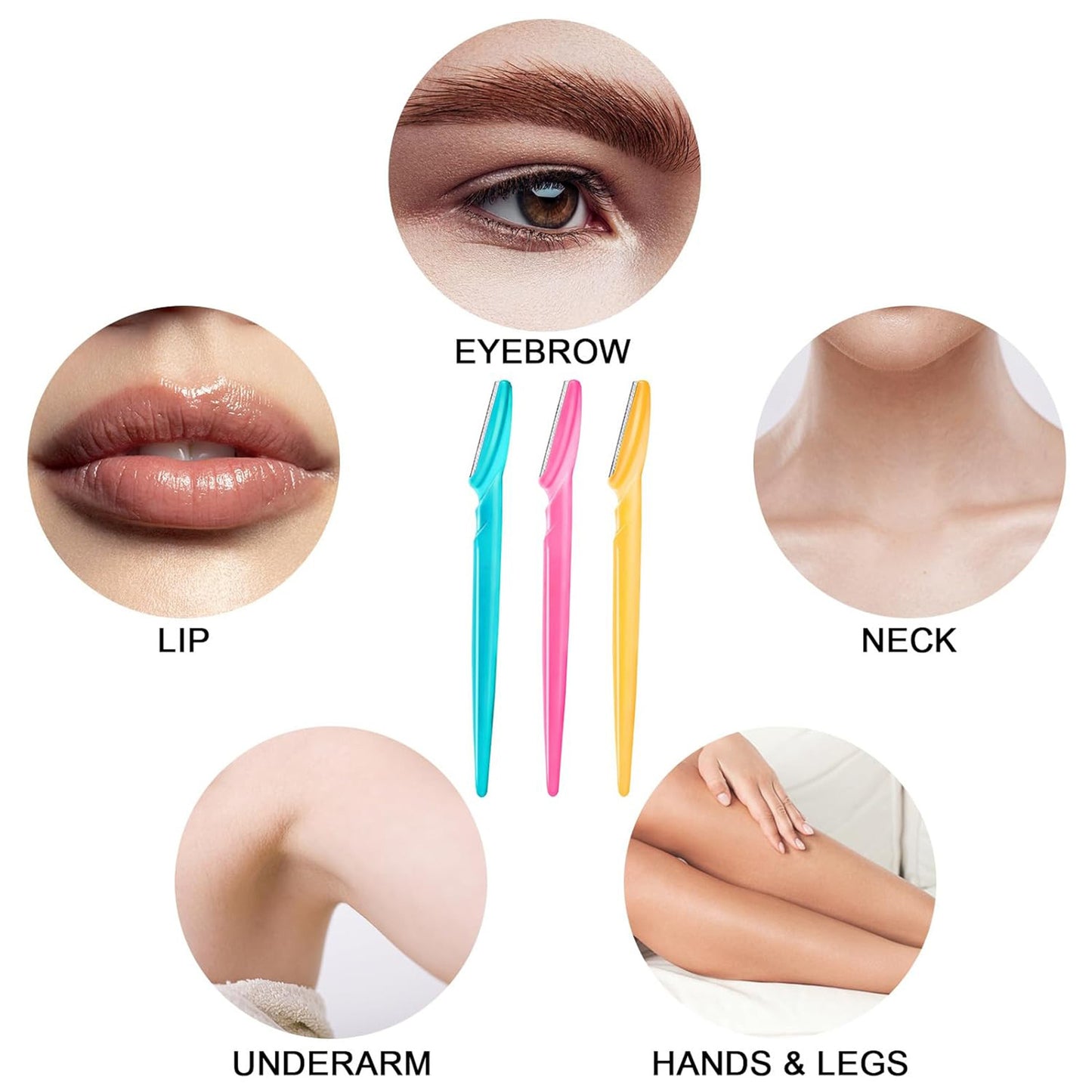 Beauty Eyebrow Scraper Pieces Beauty Tools