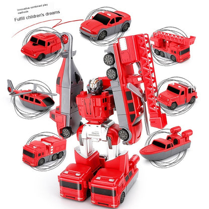 Children's Magnetic Inertia Variety Toy Robot