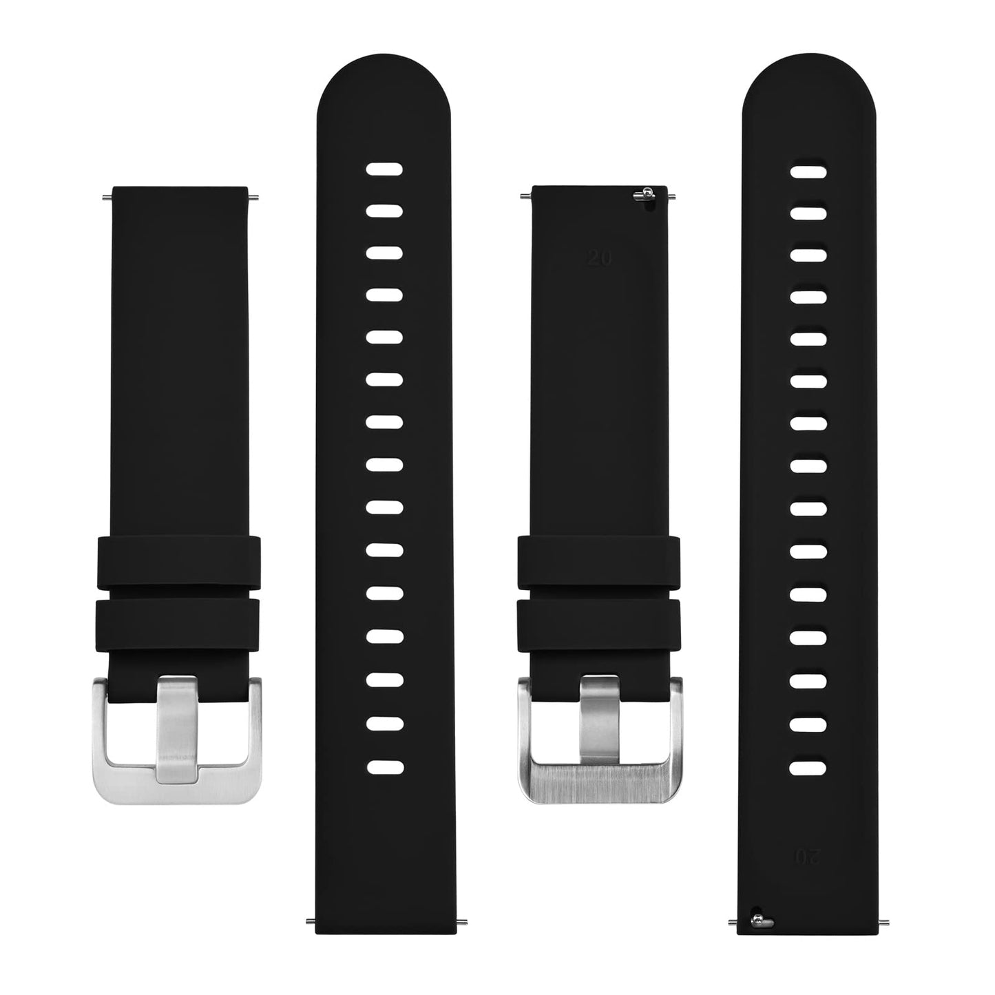 Smartwatch Accessories,Silicone Watch Bands, Slim Watch Straps With Quick Release, 22mm