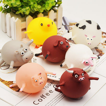 gift for golfersBlowable Squishy Animal Stress Toy