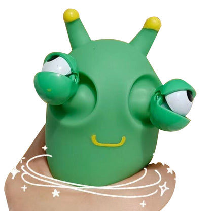 Eye Popping Cater Pillar Squeeze Decompression Prank Toy