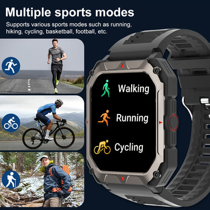 HD Touch Screen Smartwatch with Call & Health Monitor