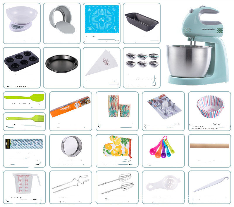 Electric Stand Mixer – Cake, Dough & Egg Beater with Stainless Steel Bowl