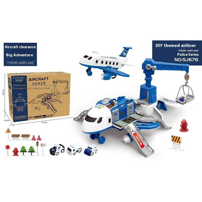 Children's Toy Catapult Track Storage Inertia Toy Car Model