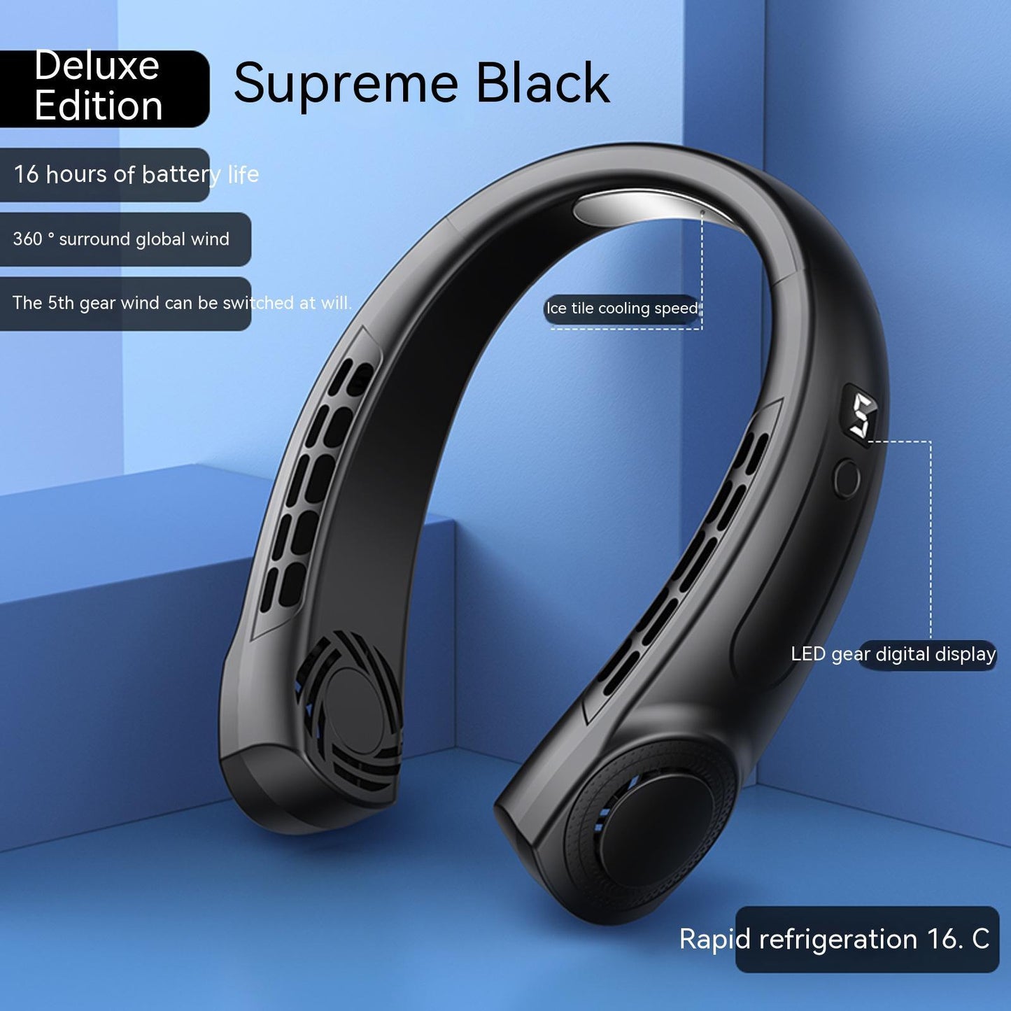 Rechargeable Bladeless Neck Fan