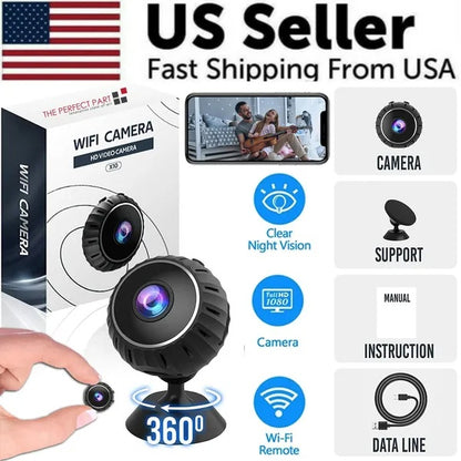 Mini 360° WiFi Security Camera (Full HD Night Vision)