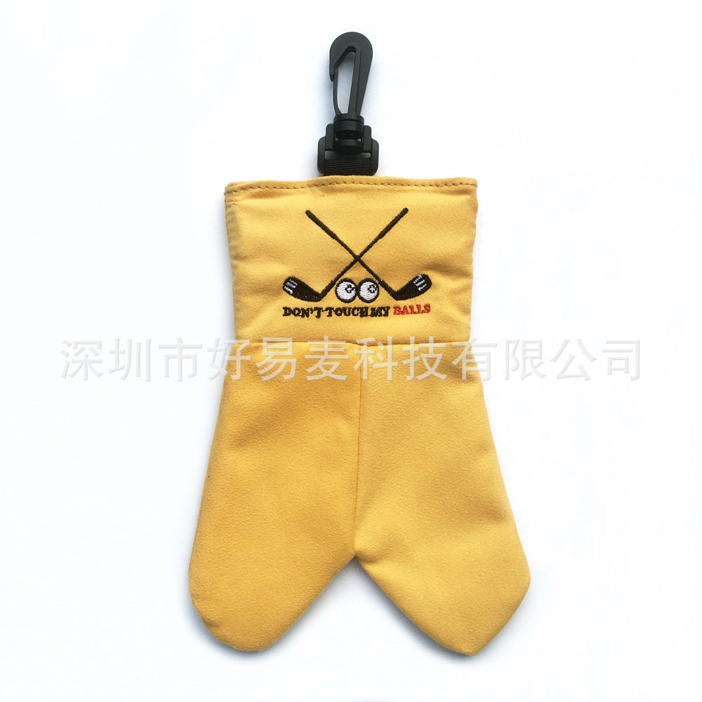 Funny Golf Tee Pouch – Clip-On Golf Accessory Bag with Tees Holder