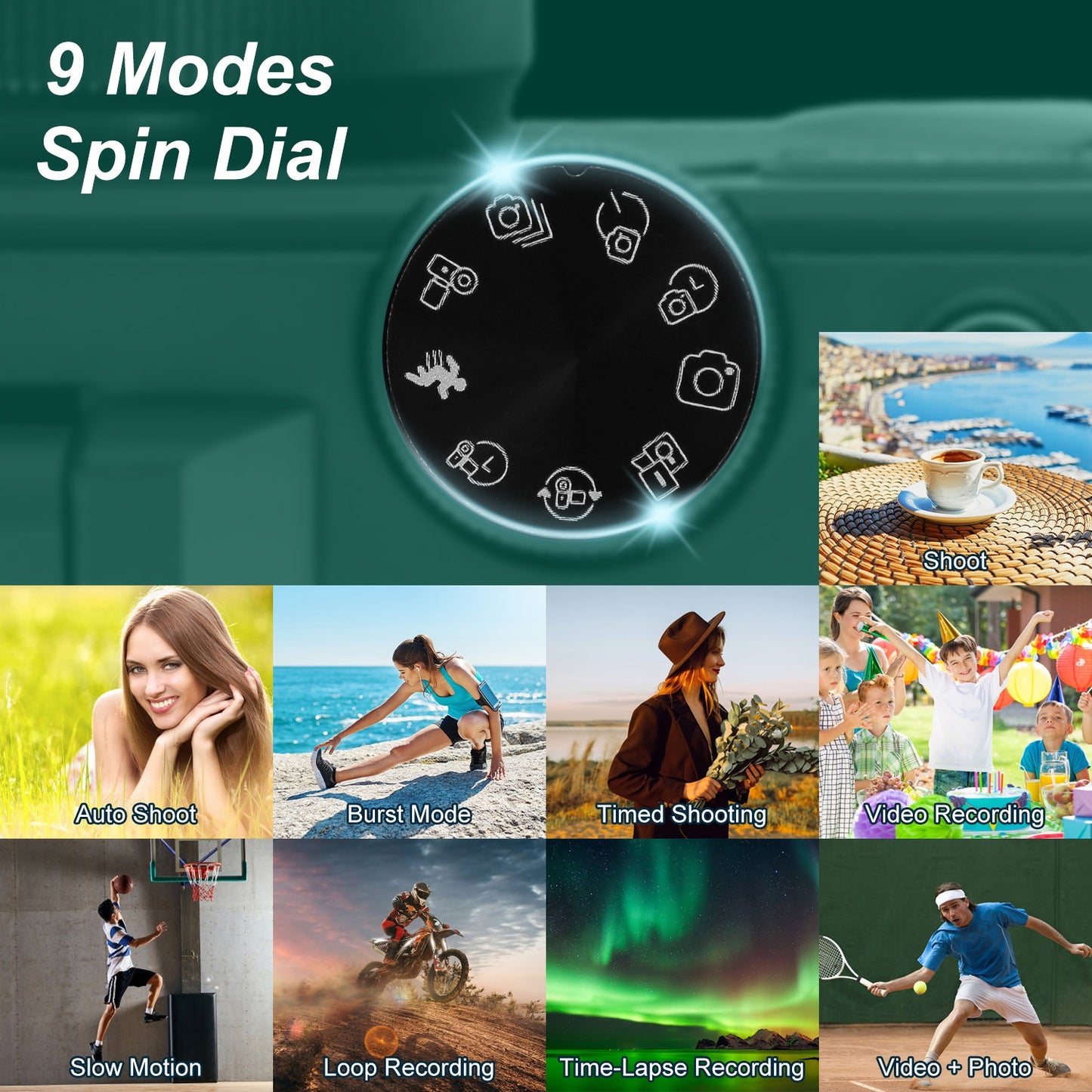 5K Compact Digital Camera for Vlog & Video