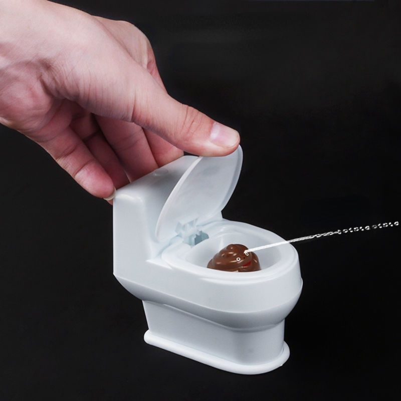 Spoof Funny Objects Small Toy Squirt Toilet For Whole Person Prank Water Gun